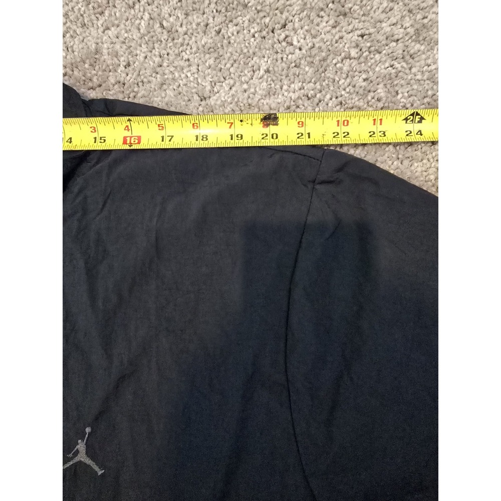 Nike Air Jordan Nylon Windbreaker Jacket Black Fv7299-010 - Men's Size 2XL NWT - Picture 14 of 16